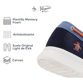 Foto 5 | Foto 5 | Tenis Original Penguin Style Carl Azul Marino Para Hombre