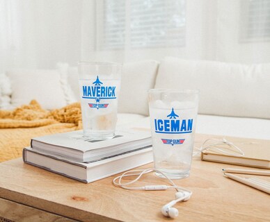 Foto 6 | Foto 6 | Set De Vasos Para Pintar Top Gun Maverick And Iceman 600 Ml X2 - Venta Internacional.