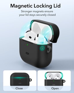Foto 4 | Foto 4 | Funda Esr Para Airpods 4 Halolock Con Magsafe Black - Venta Internacional.