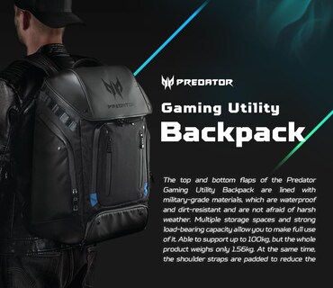 Foto 3 | Foto 3 | Mochila Acer Pbg591 Predator Utility Para Portátil De 17 3'' - Venta Internacional.