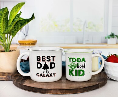 Foto 3 | Foto 3 | Tazas Camper De Cerámica Star Wars Best Dad Darth Vader & Yoda - Venta Internacional.
