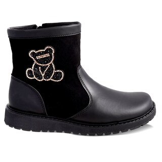 Foto 1 | Foto 1 | Bota Lucho 295 Negra con Oso Brillante para Niña