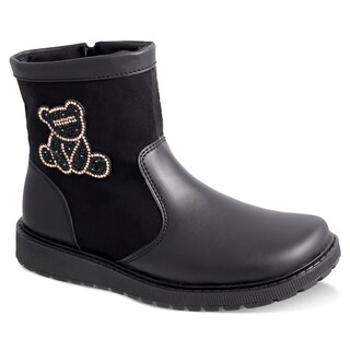 Foto 2 | Foto 2 | Bota Lucho 295 Negra con Oso Brillante para Niña
