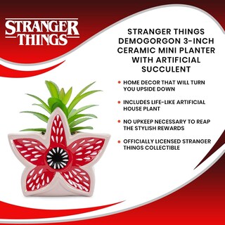 Foto 7 | Foto 7 | Minimoleta De Cerámica Plateada Buffalo Stranger Things Demogorgon - Venta Internacional.