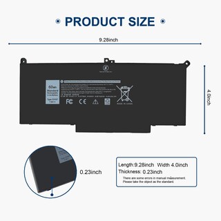 Foto 3 | Foto 3 | Batería Para Portátil Tevelmick F3ygt 60 Wh 7 6 V 4 Celdas Para Dell - Venta Internacional.