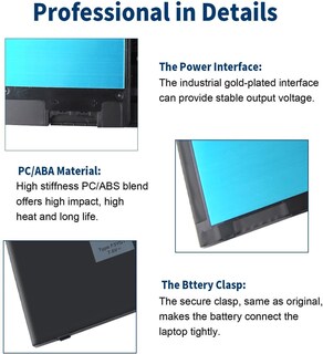 Foto 4 | Foto 4 | Batería Para Portátil Tevelmick F3ygt 60 Wh 7 6 V 4 Celdas Para Dell - Venta Internacional.