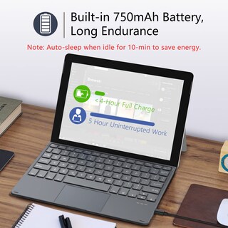 Foto 7 | Foto 7 | Funda Tipo Moko Para Microsoft Surface Go 4/3/2/1 Con Bt Black - Venta Internacional.