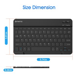 Foto 4 | Foto 4 | Teclado Inalámbrico Bluetooth Fintie Para Ipad Samsung Tablet - Venta Internacional.