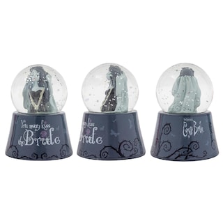 Foto 3 | Foto 3 | Minibola De Nieve Plateada Con Búfalo La Novia Muerta De Tim Burton - Venta Internacional.