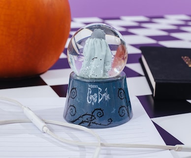 Foto 5 | Foto 5 | Minibola De Nieve Plateada Con Búfalo La Novia Muerta De Tim Burton - Venta Internacional.