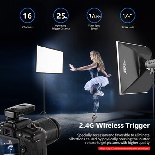 Foto 5 | Foto 5 | Disparador De Flash Inalámbrico O Flash De Estudio Neewer Fc-16 Para Nikon - Venta Internacional.