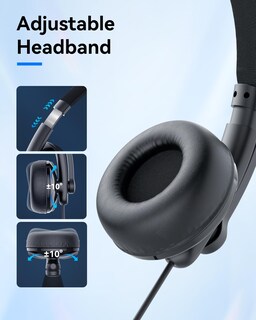 Foto 3 | Foto 3 | Auriculares Con Cable Emeet Hs50 Con Micrófono Cancelación De Ruido Usb-a/c - Venta Internacional.