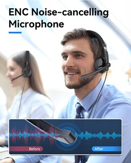Foto 5 | Foto 5 | Auriculares Con Cable Emeet Hs50 Con Micrófono Cancelación De Ruido Usb-a/c - Venta Internacional.