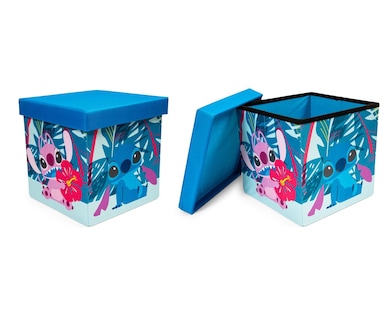 Foto 2 | Foto 2 | Juego De 2 Organizadores En Forma De Cubo Disney Lilo & Stitch De 38 Cm - Venta Internacional.