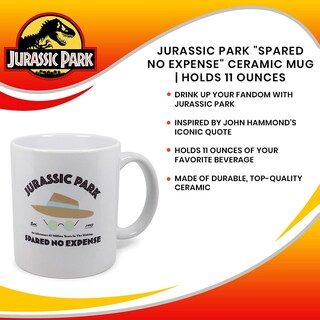 Foto 7 | Foto 7 | Taza De Café Surreal Entertainment Jurassic Park 325ml - Venta Internacional.