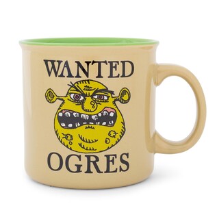 Foto 1 | Foto 1 | Taza Camper Silver Buffalo Shrek Wanted Ogres 600 Ml Cerámica - Venta Internacional.