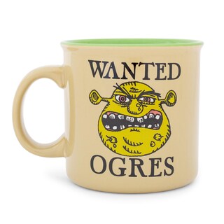 Foto 2 | Foto 2 | Taza Camper Silver Buffalo Shrek Wanted Ogres 600 Ml Cerámica - Venta Internacional.