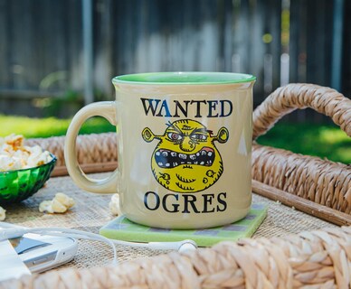 Foto 3 | Foto 3 | Taza Camper Silver Buffalo Shrek Wanted Ogres 600 Ml Cerámica - Venta Internacional.
