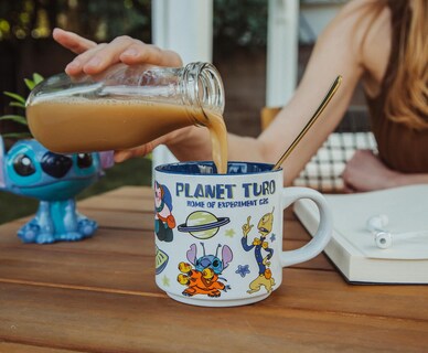 Foto 7 | Foto 7 | Taza De Café Silver Buffalo Disney Lilo & Stitch Planet Turo 380ml - Venta Internacional.