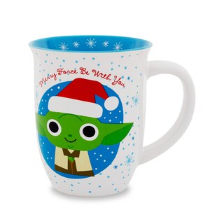 Foto 1 | Foto 1 | Taza De Café Con Leche Silver Buffalo Star Wars Santa Yoda 480 Ml - Venta Internacional.