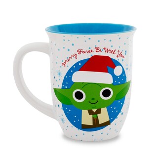 Foto 2 | Foto 2 | Taza De Café Con Leche Silver Buffalo Star Wars Santa Yoda 480 Ml - Venta Internacional.