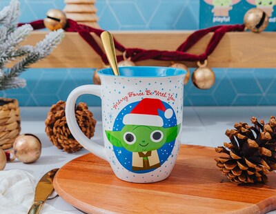 Foto 3 | Foto 3 | Taza De Café Con Leche Silver Buffalo Star Wars Santa Yoda 480 Ml - Venta Internacional.
