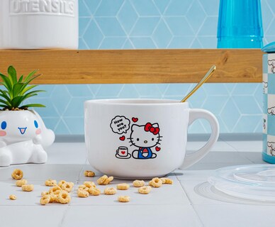 Foto 5 | Foto 5 | Taza Para Sopa Silver Buffalo Sanrio Hello Kitty 700 Ml - Venta Internacional.