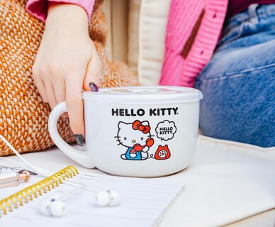 Foto 7 | Foto 7 | Taza Para Sopa Silver Buffalo Sanrio Hello Kitty 700 Ml - Venta Internacional.