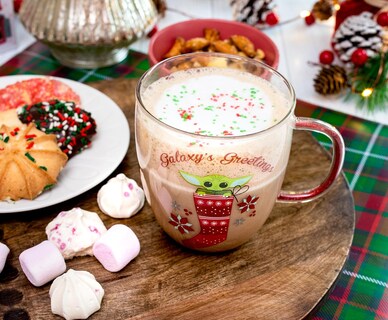 Foto 7 | Foto 7 | Taza De Cristal Silver Buffalo Star Wars The Mandalorian Grogu 414ml - Venta Internacional.