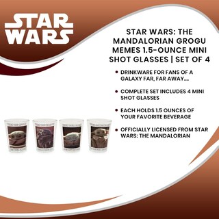 Foto 7 | Foto 7 | Gafas De Chupito Toynk Star Wars The Mandalorian Grogu Memes - Venta Internacional.