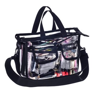 Foto 1 | Foto 1 | Set De Maquillaje Jula Vance  Bolsa Mediana De Pvc Transparente Con Correa - Venta Internacional.
