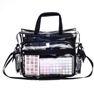 Foto 5 | Foto 5 | Set De Maquillaje Jula Vance  Bolsa Mediana De Pvc Transparente Con Correa - Venta Internacional.