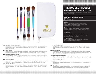 Foto 4 | Foto 4 | Set De Brochas De Maquillaje De Viaje Shany De Doble Cara  5 Piezas - Venta Internacional.