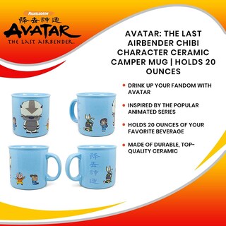 Foto 7 | Foto 7 | Taza Camper Silver Buffalo Avatar: The Last Airbender Chibi - Venta Internacional.