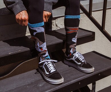 Foto 6 | Foto 6 | Calcetines Deportivos Looney Tunes Space Jam 2 Pares Unisex - Venta Internacional.