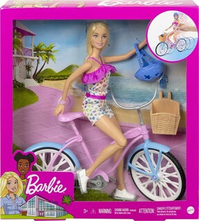 Foto 1 | Foto 1 | Barbie Bicicleta Con Muñeca Hby28