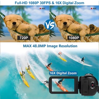 Foto 2 | Foto 2 | Videocámara Olesit Full Hd 1080p 48 Mp Con Control Remoto Y Sd De 32 Gb - Venta Internacional.