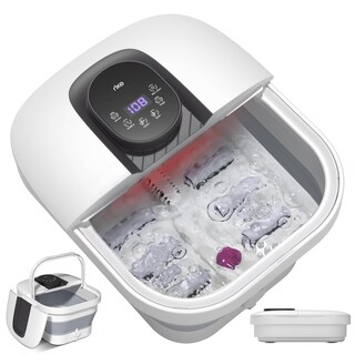 Foto 1 | Foto 1 | Spa Para Pies Rike Plegable Con Calor Burbujas Luz Roja De 35 A 48 °c - Venta Internacional.