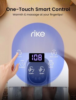 Foto 2 | Foto 2 | Spa Para Pies Rike Plegable Con Calor Burbujas Luz Roja De 35 A 48 °c - Venta Internacional.