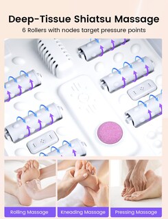 Foto 4 | Foto 4 | Spa Para Pies Rike Plegable Con Calor Burbujas Luz Roja De 35 A 48 °c - Venta Internacional.