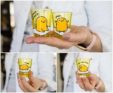Foto 2 | Foto 2 | Shot Glass Silver Buffalo Gudetama Sleepy 45 Ml Juego De 4 - Venta Internacional.