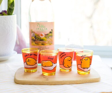 Foto 4 | Foto 4 | Shot Glass Silver Buffalo Gudetama Sleepy 45 Ml Juego De 4 - Venta Internacional.