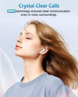 Foto 6 | Foto 6 | Auriculares Inalámbricos Nequga T21 Anc Enc Con Pantalla Táctil Blancos - Venta Internacional.