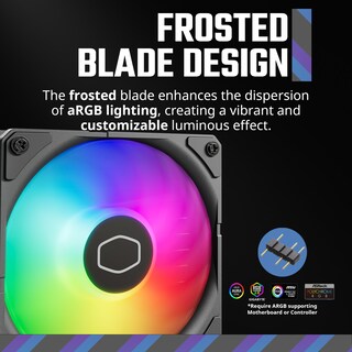 Foto 7 | Foto 7 | Enfriador De Aire Para Cpu Master Hyper 212 Pro Argb Sickleflow - Venta Internacional.