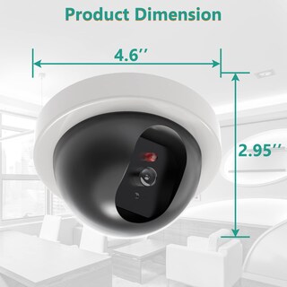 Foto 2 | Foto 2 | Cámara Domo Cctv Dummy Security Wali Sdw-2 Con Luz Led - Venta Internacional.