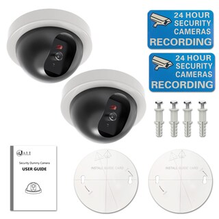 Foto 3 | Foto 3 | Cámara Domo Cctv Dummy Security Wali Sdw-2 Con Luz Led - Venta Internacional.