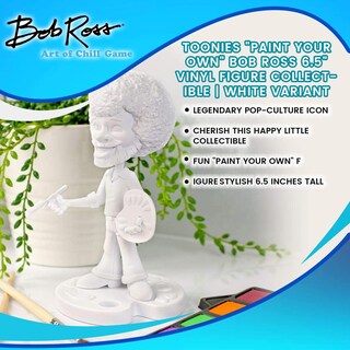 Foto 7 | Foto 7 | Figura Coleccionable Toynk Toonies Paint Your Own Bob Ross - Venta Internacional.
