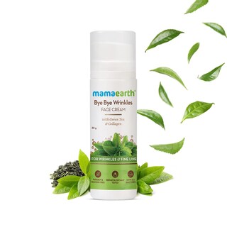 Foto 2 | Foto 2 | Crema Facial Mamaearth Bye Bye Arrugas Té Verde Y Colágeno 30g - Venta Internacional.