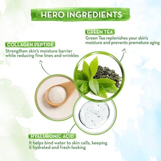 Foto 5 | Foto 5 | Crema Facial Mamaearth Bye Bye Arrugas Té Verde Y Colágeno 30g - Venta Internacional.