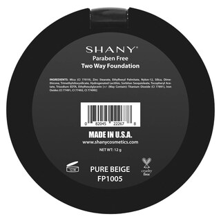 Foto 3 | Foto 3 | Base De Maquillaje En Polvo Shany Dual Sin Aceite Sin Talco Pure Beige - Venta Internacional.